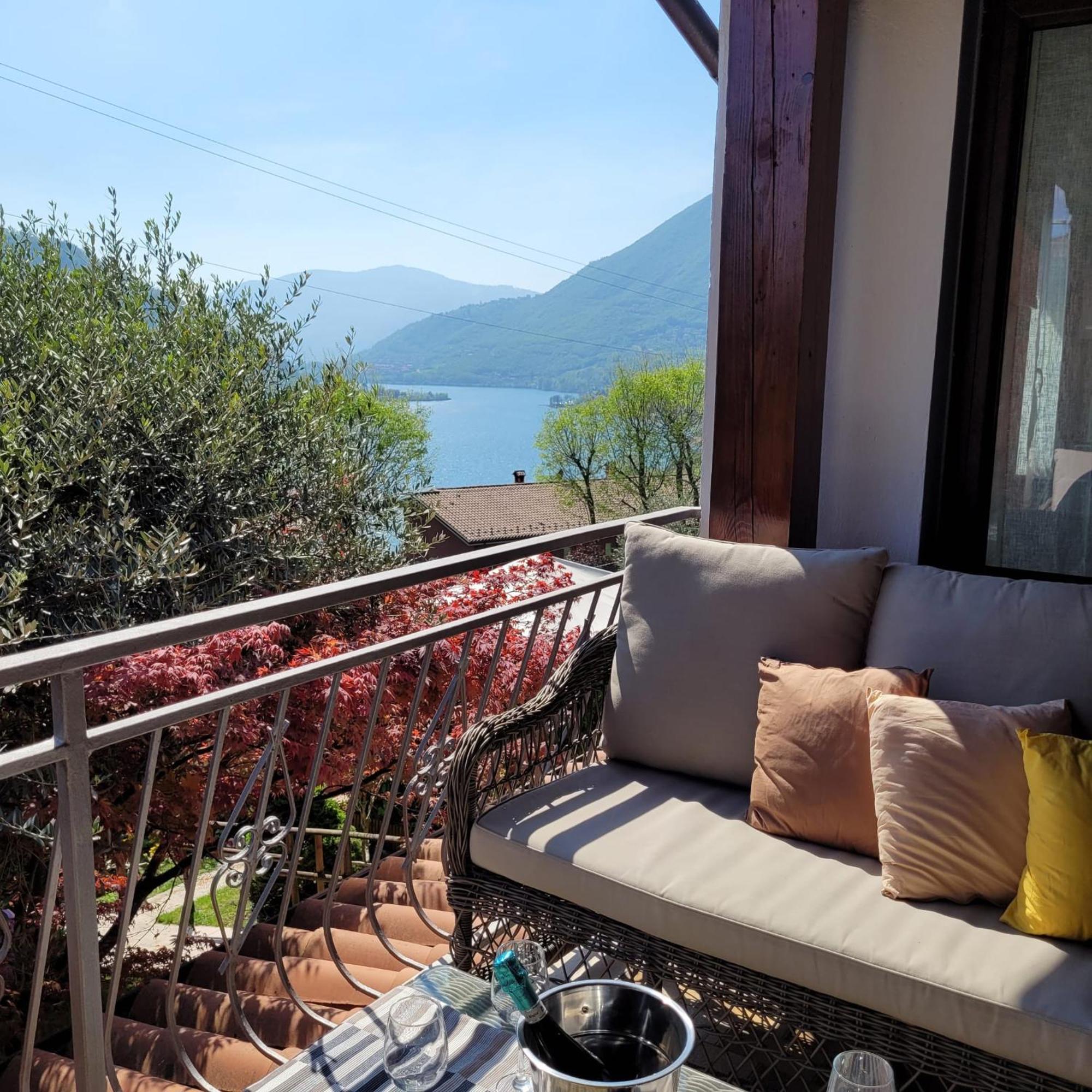 Villa Dall'Angelo Suite Mountain Lake Endine Hospitality إندين جياناو المظهر الخارجي الصورة
